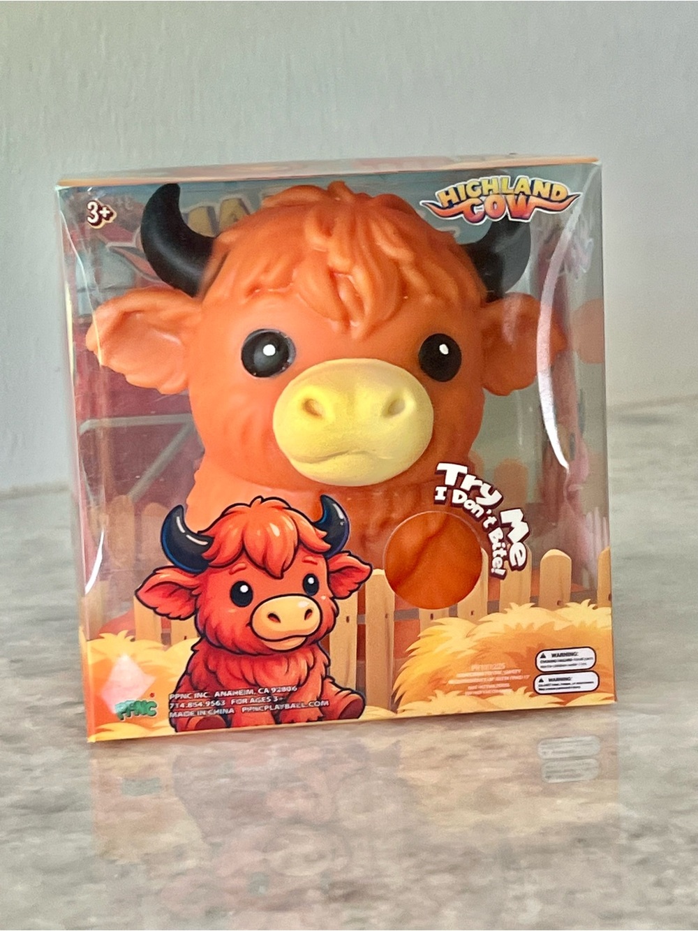 Highland Cow Squishy Toy